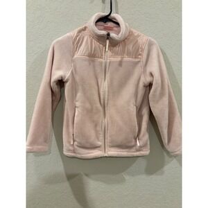 32 Degrees Heat Girls Pink Plush Fleece Full Zip Jacket Size M 10-12